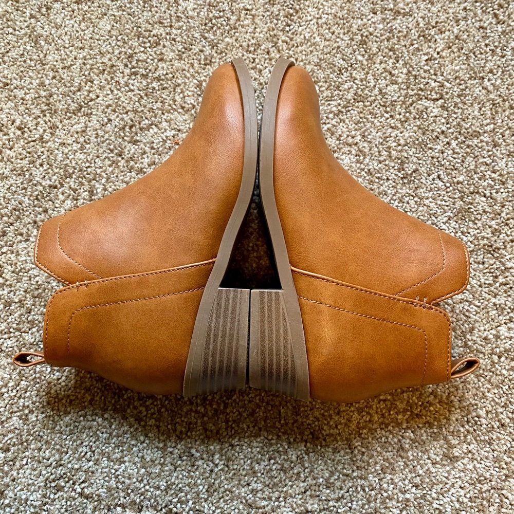 Wonder Nation Brown/Tan Size 13 Little Girl Boots - Picture 2 of 5
